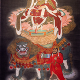 Great Wisdom Manjushri Bodhisattva - Feng Shui Master Silk Painting